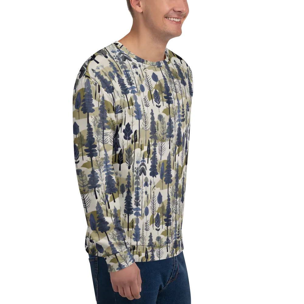 Whispering Canopy on Sweatshirt — Right Front