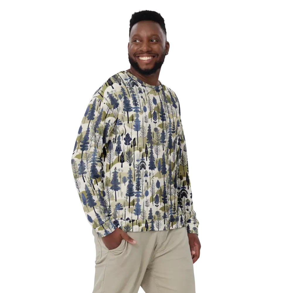 Whispering Canopy on Sweatshirt — Front