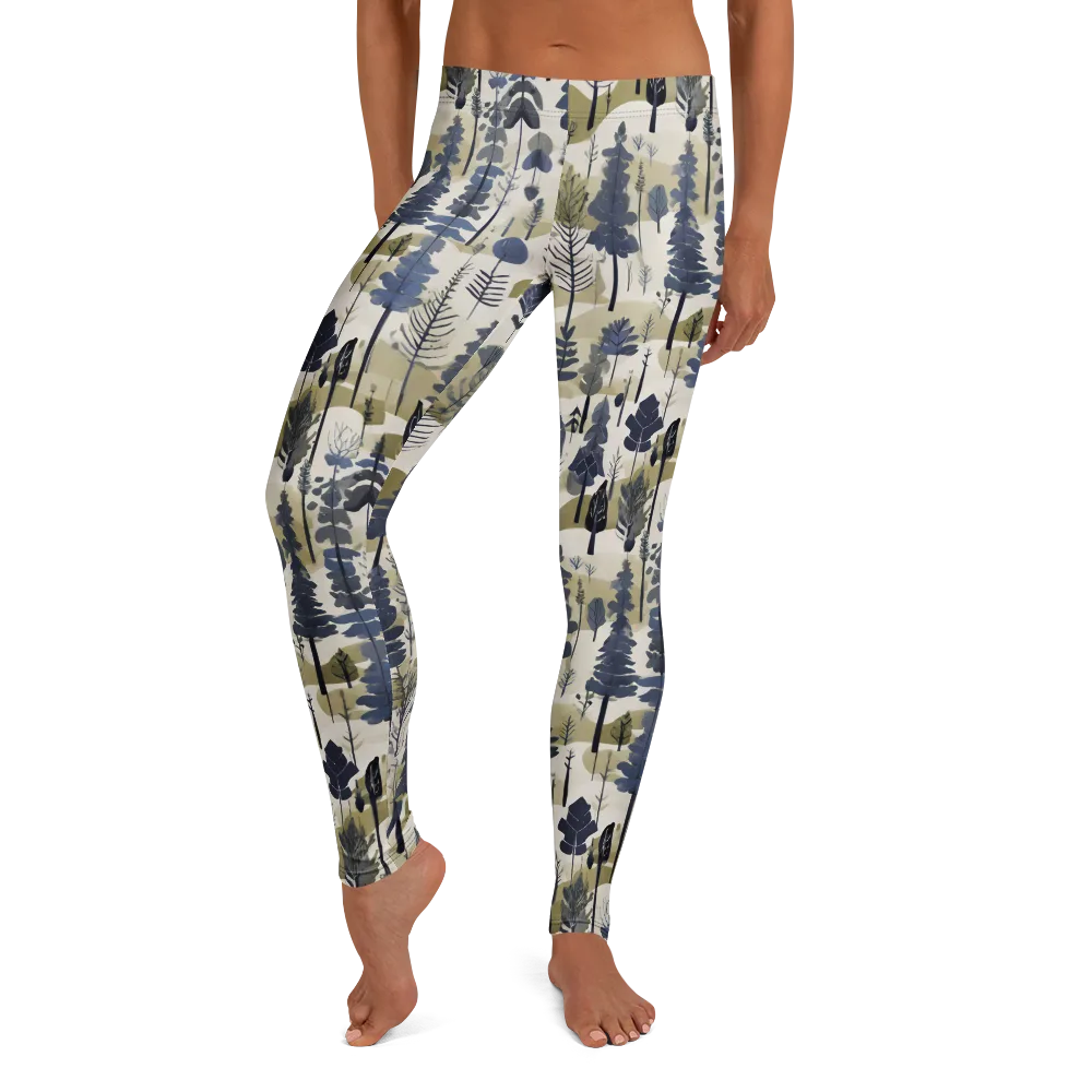 Whispering Canopy on Leggings — Front