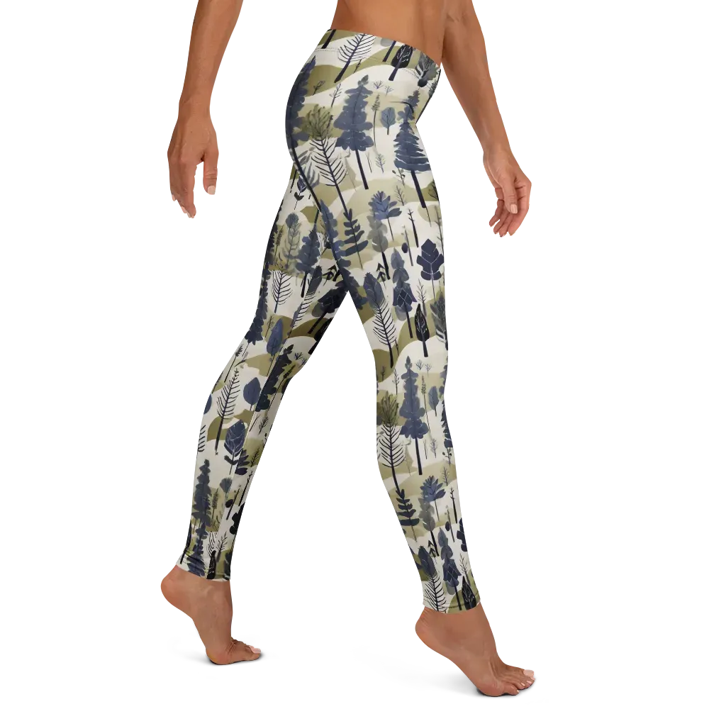 Whispering Canopy on Leggings — Right