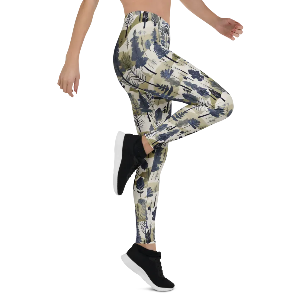 Whispering Canopy on Leggings — Right
