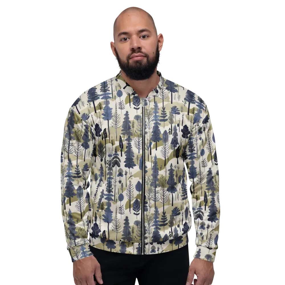 Whispering Canopy on Bomber Jacket — Front