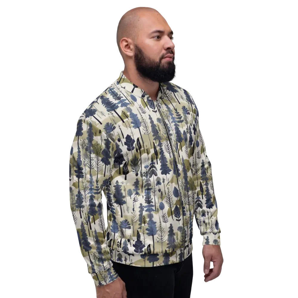 Whispering Canopy on Bomber Jacket — Right