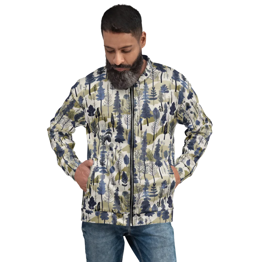 Whispering Canopy on Bomber Jacket — Front