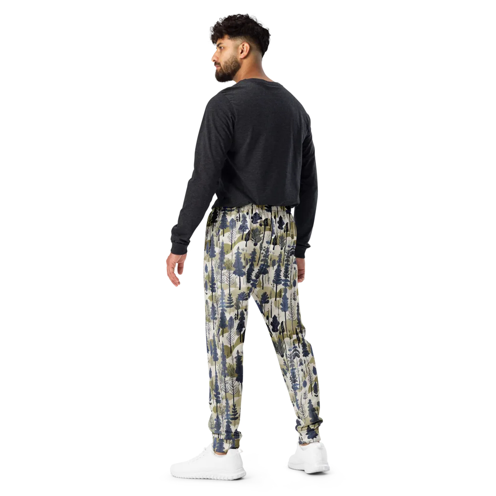 Whispering Canopy on Men's Joggers — Back