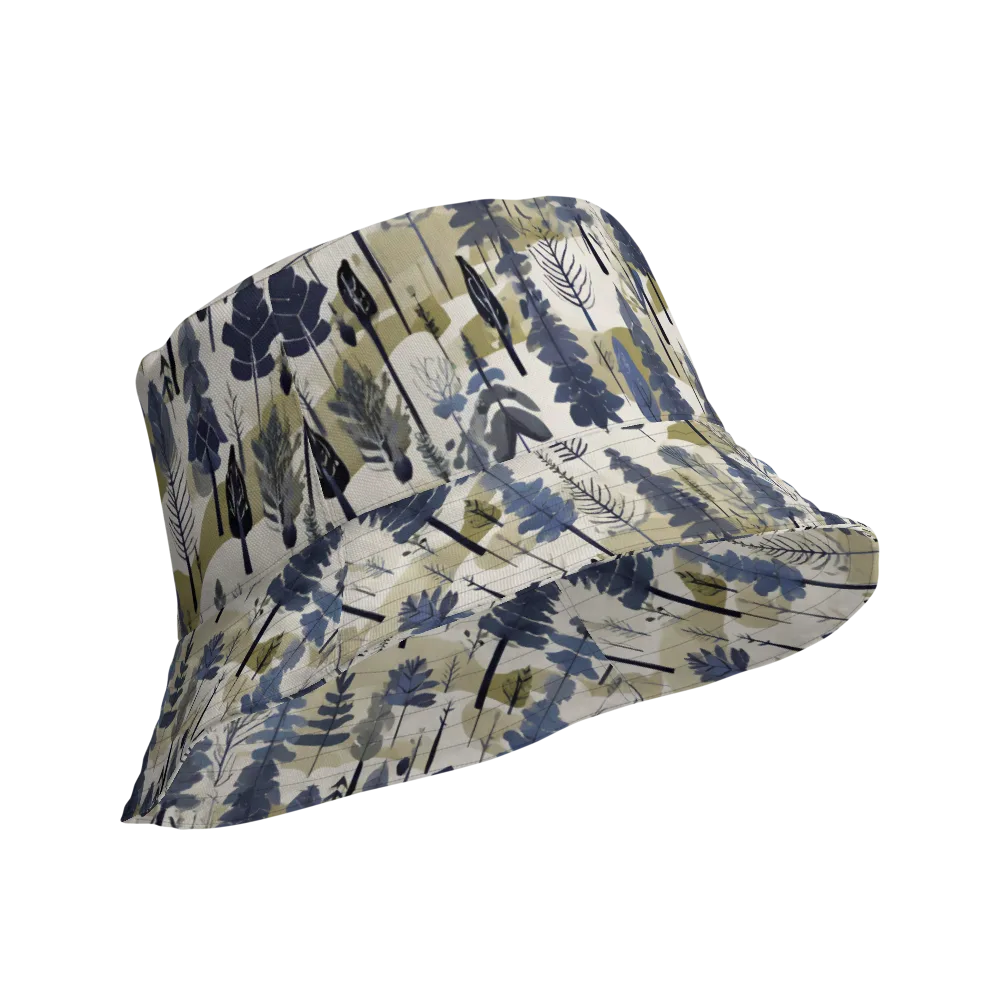 Whispering Canopy on Reversible Bucket Hat — Product details Outside