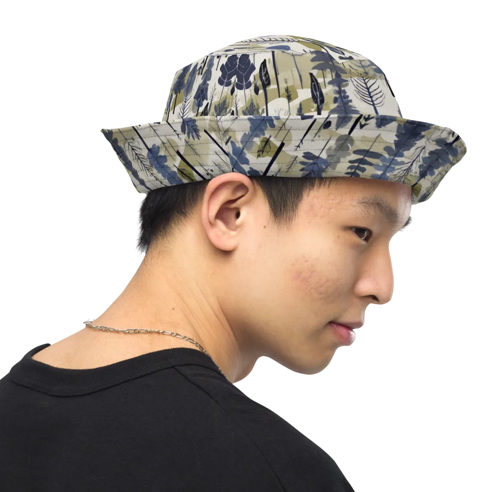 Whispering Canopy on Reversible Bucket Hat — Right Outside