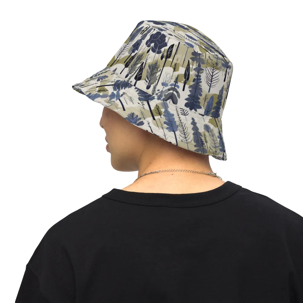 Whispering Canopy on Reversible Bucket Hat — Back Inside
