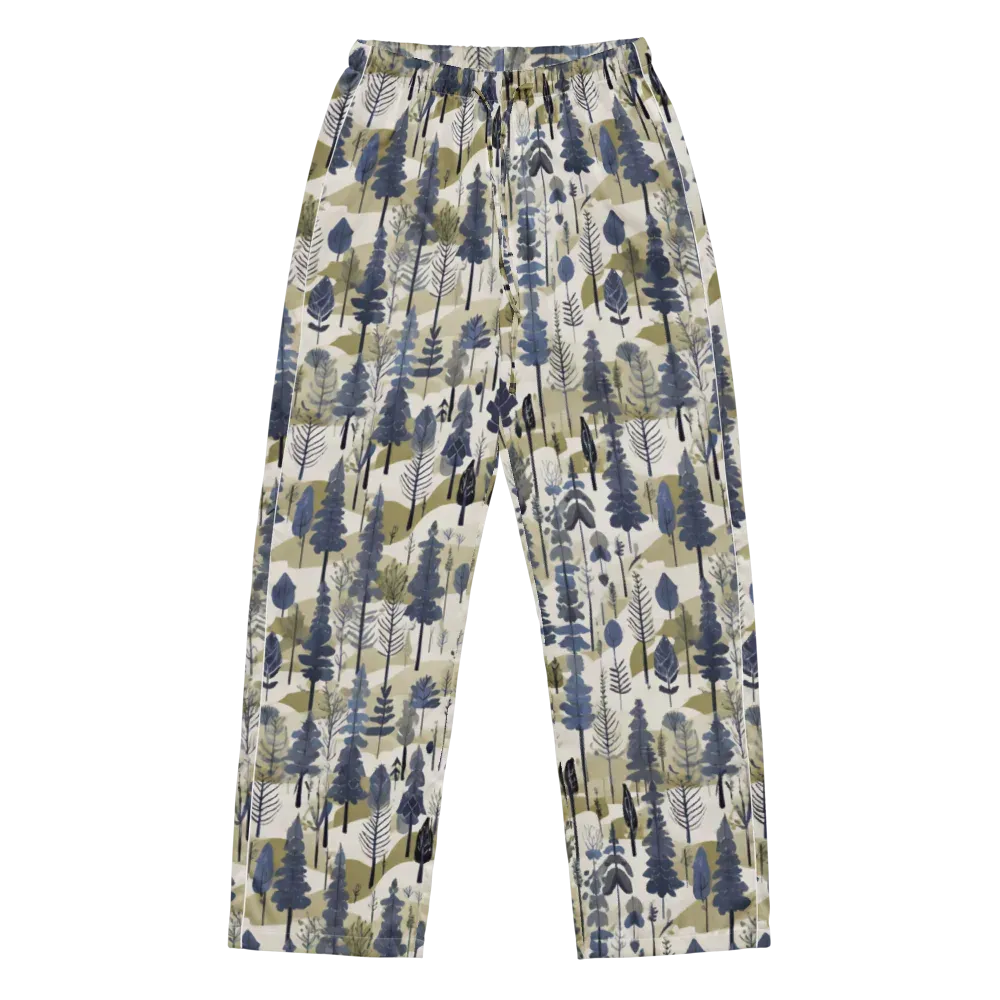 Whispering Canopy on Women's Pajama Pants — Front