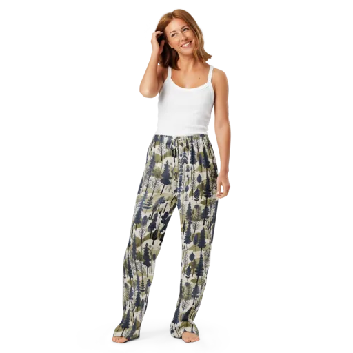 Whispering Canopy on a Women's Pajama Pants