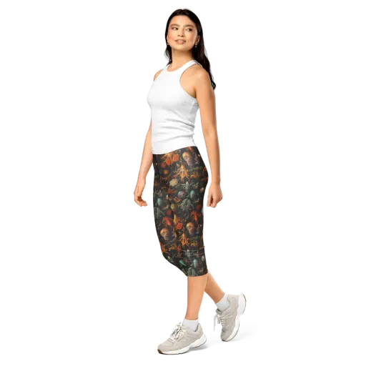 Florescent Void on a Capri Leggings