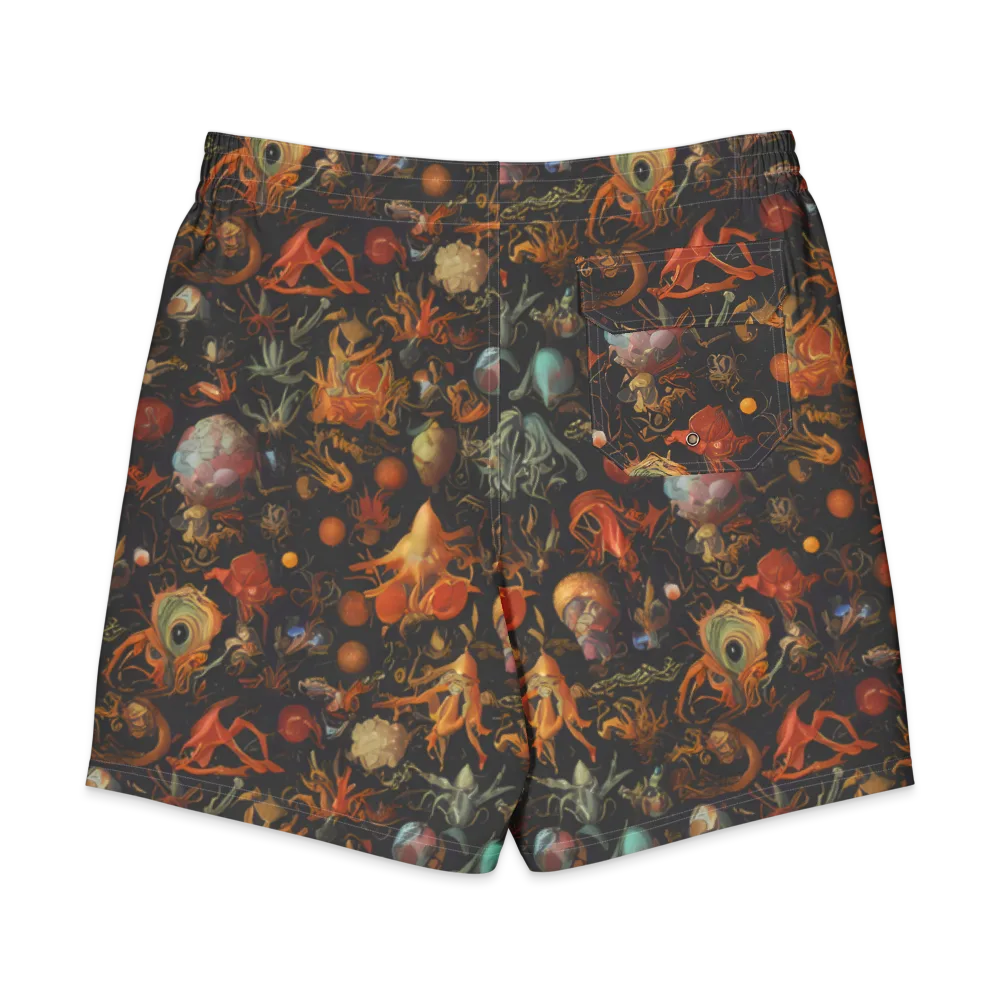 Florescent Void on Men's Board Shorts — Back