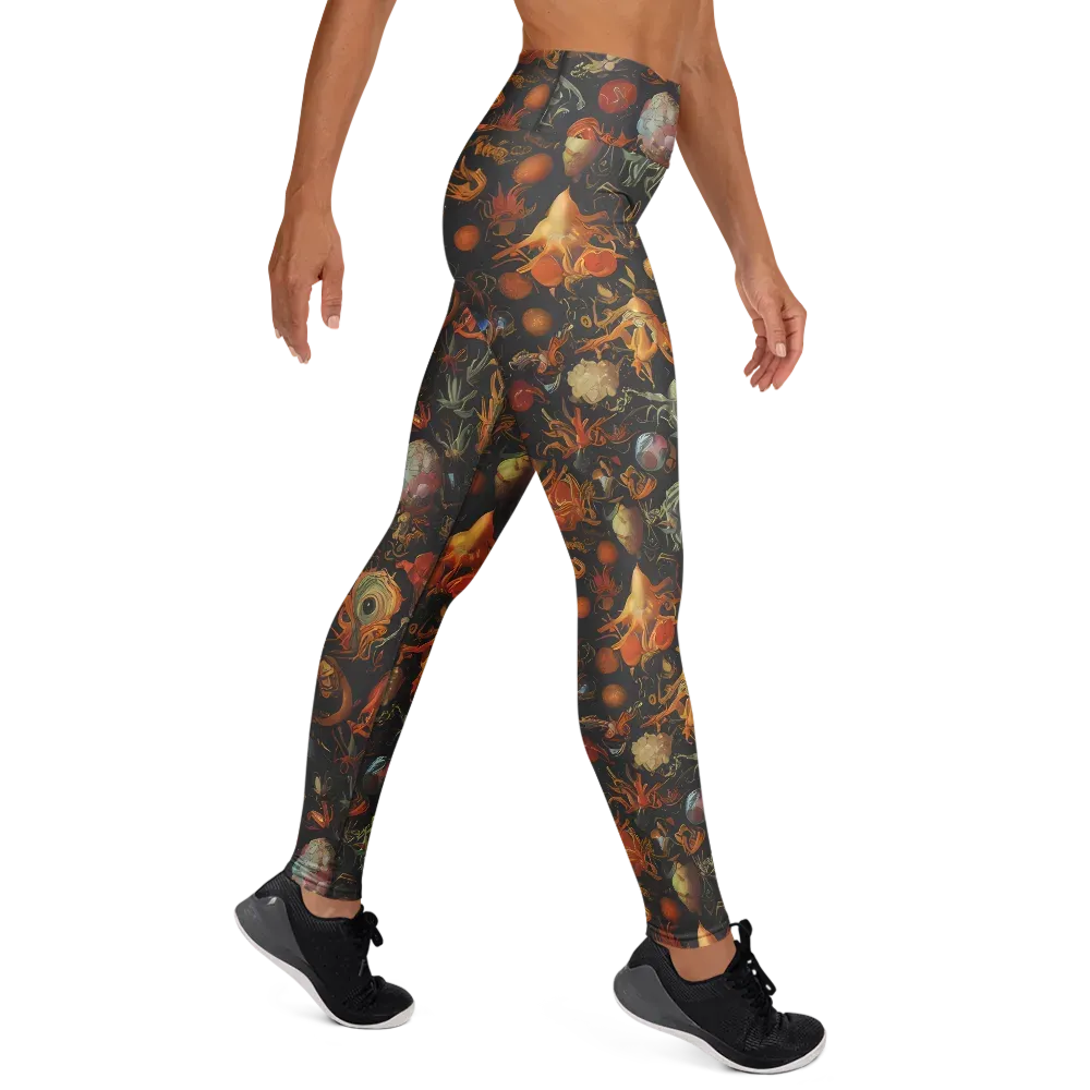 Florescent Void on Yoga Leggings — Right