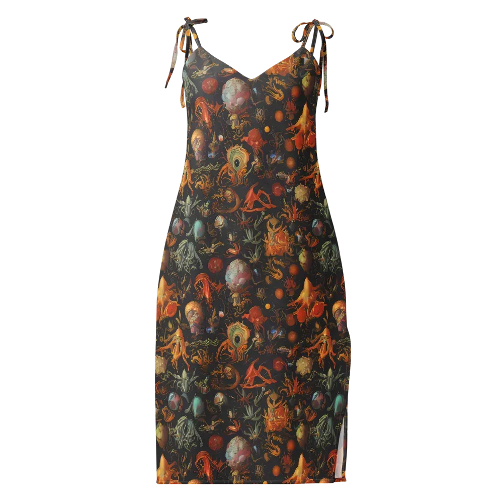 Florescent Void on Slip Dress — Front