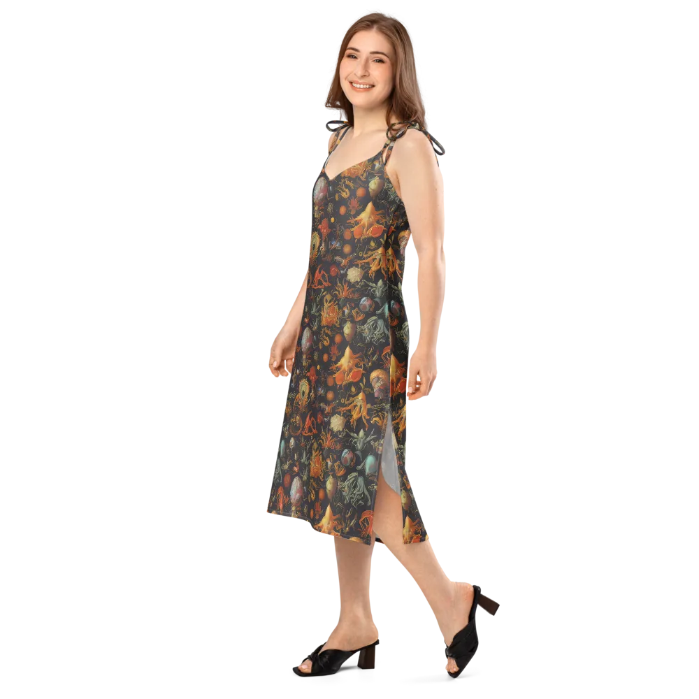 Florescent Void on Slip Dress — Left Front