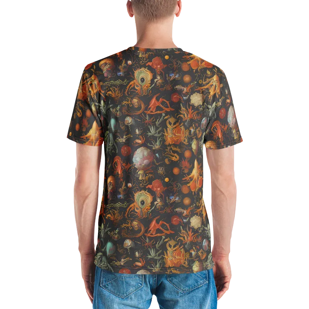 Florescent Void on Men's Crew Neck T-Shirt — Back
