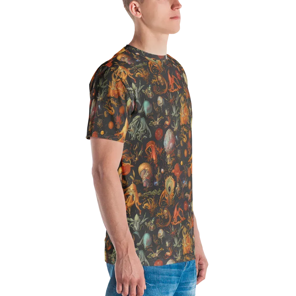 Florescent Void on Men's Crew Neck T-Shirt — Right