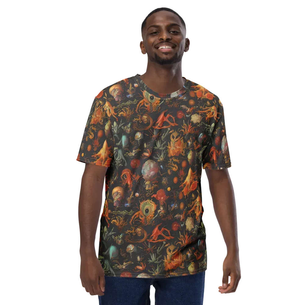 Florescent Void on Men's Crew Neck T-Shirt — Front