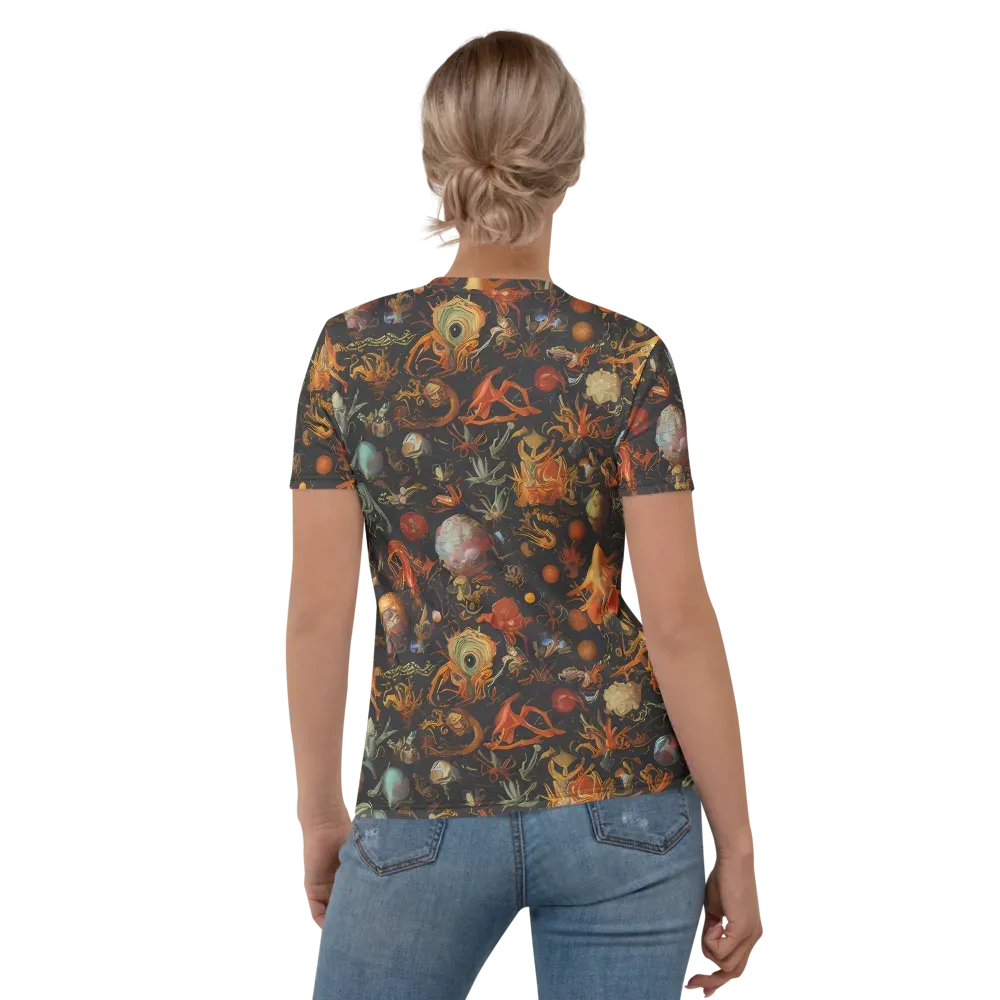 Florescent Void on Women's Crew Neck T-Shirt — Back