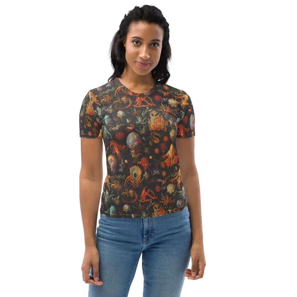 Florescent Void on Women's Crew Neck T-Shirt — Front