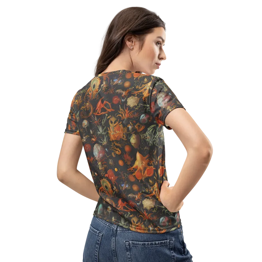 Florescent Void on Women's Crew Neck T-Shirt — Back