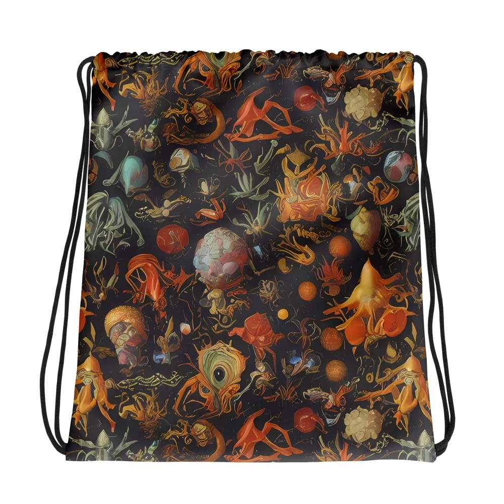 Florescent Void on Drawstring Bag — Photo
