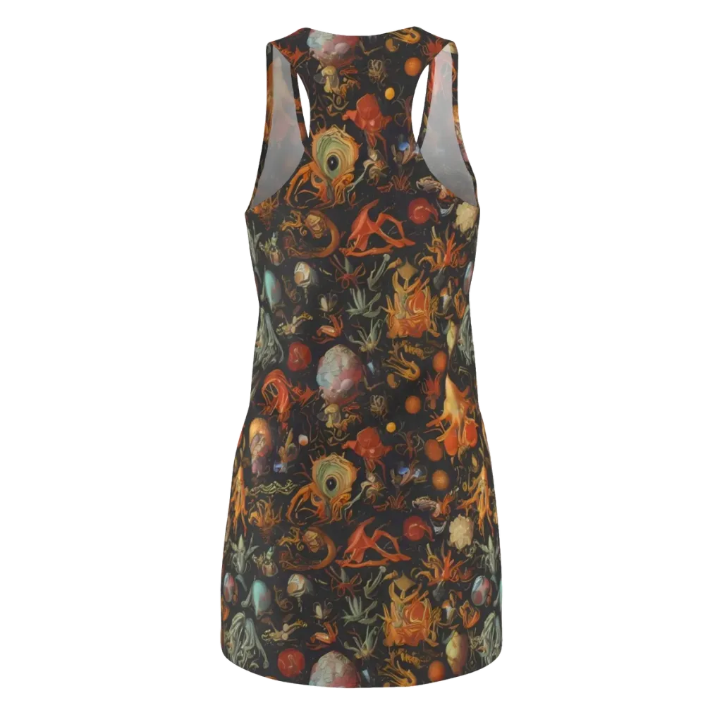 Florescent Void on Racerback Dress — Back