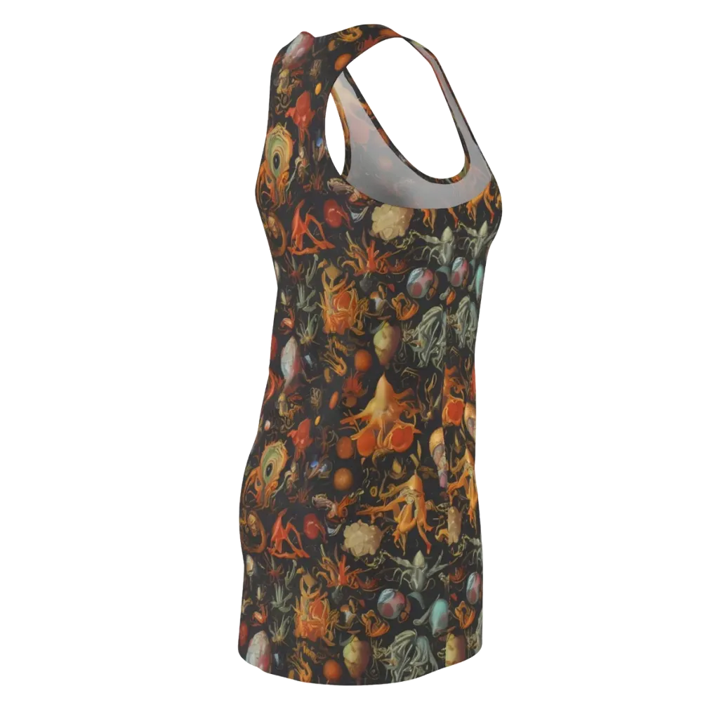 Florescent Void on Racerback Dress — Back Side