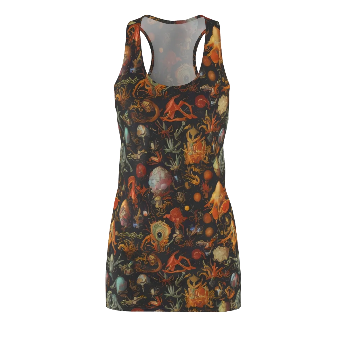 Florescent Void on Racerback Dress — Front