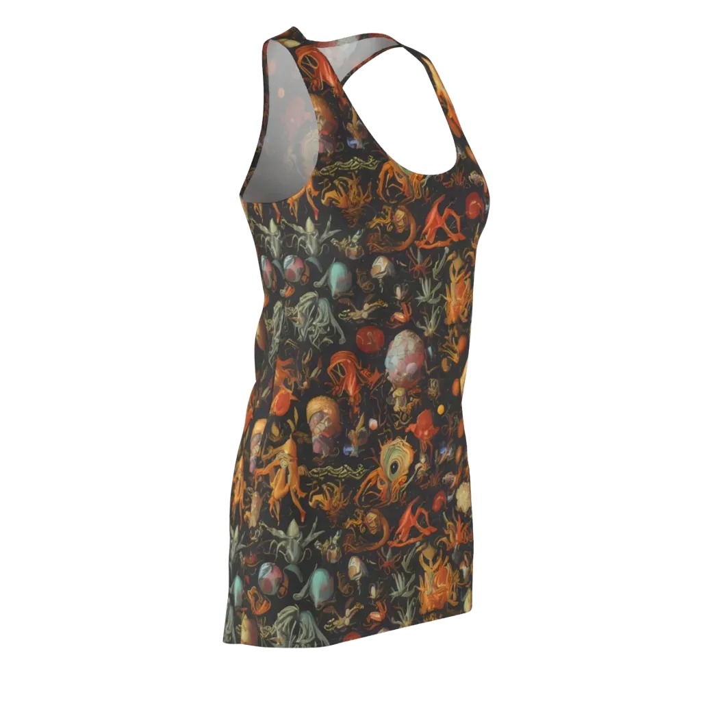 Florescent Void on Racerback Dress — Front Side