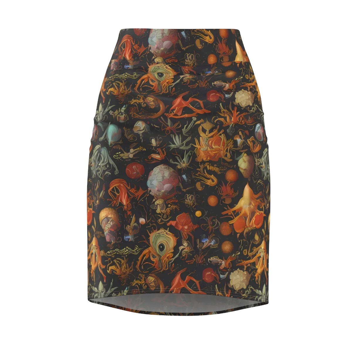Florescent Void on Pencil Skirt — Front