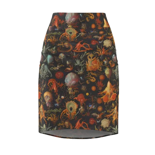 Florescent Void on a Pencil Skirt