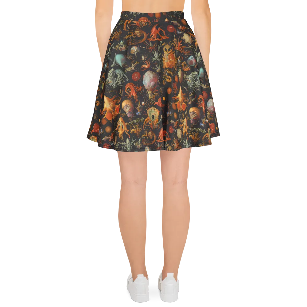 Florescent Void on Skater Skirt — Back