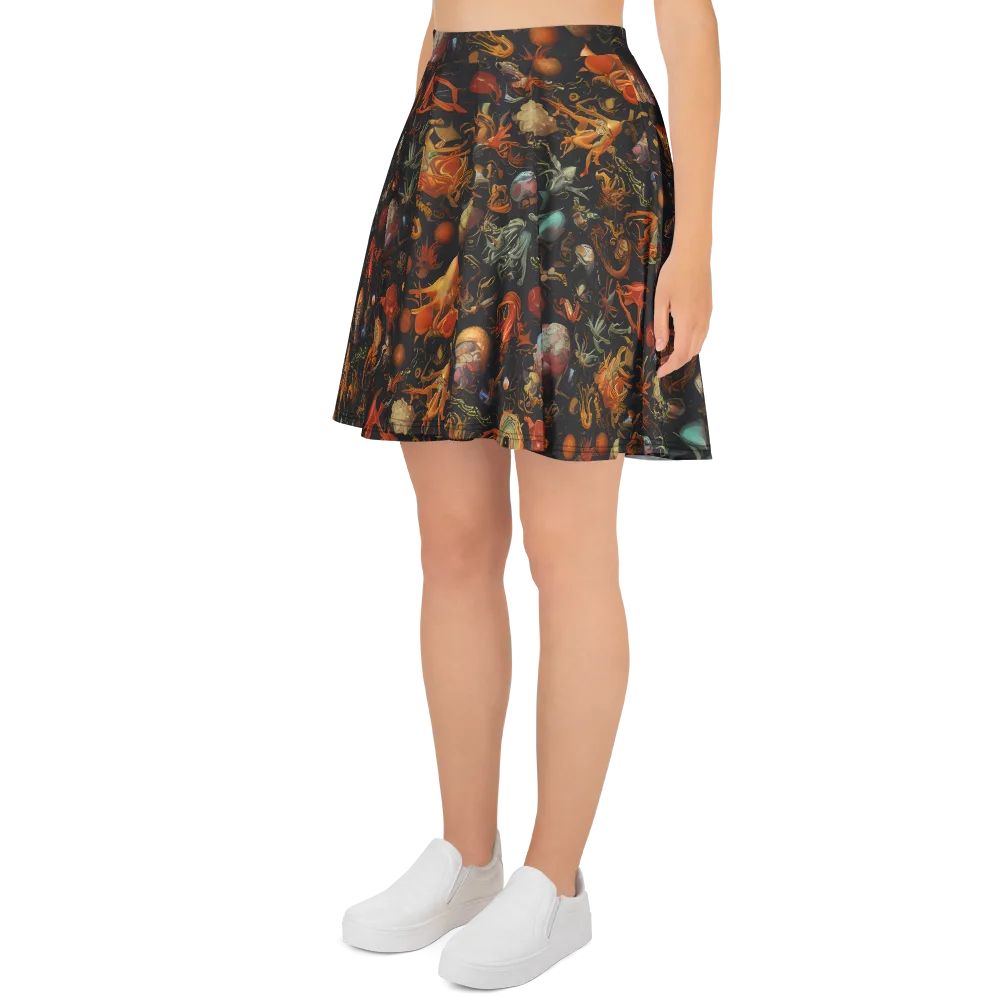 Florescent Void on Skater Skirt — Left