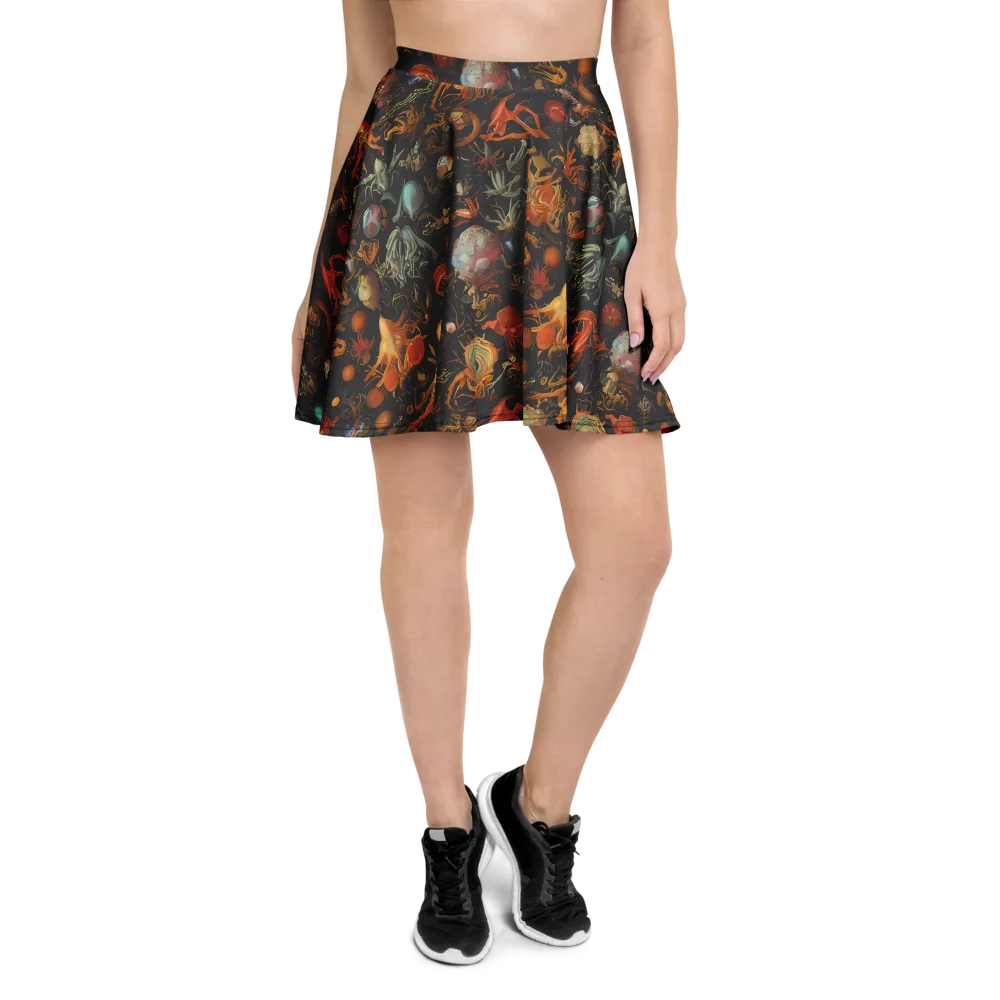 Florescent Void on Skater Skirt — Front