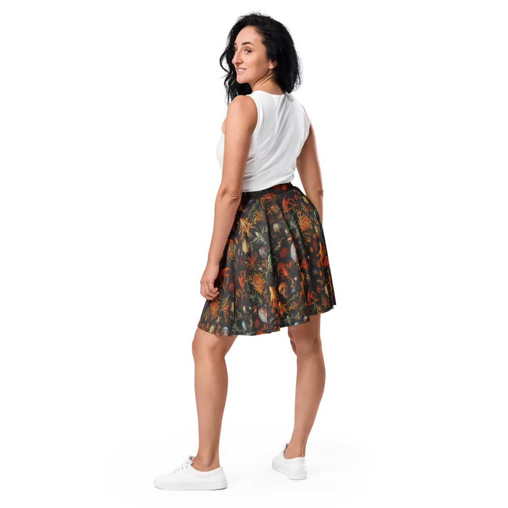 Florescent Void on Skater Skirt — Back