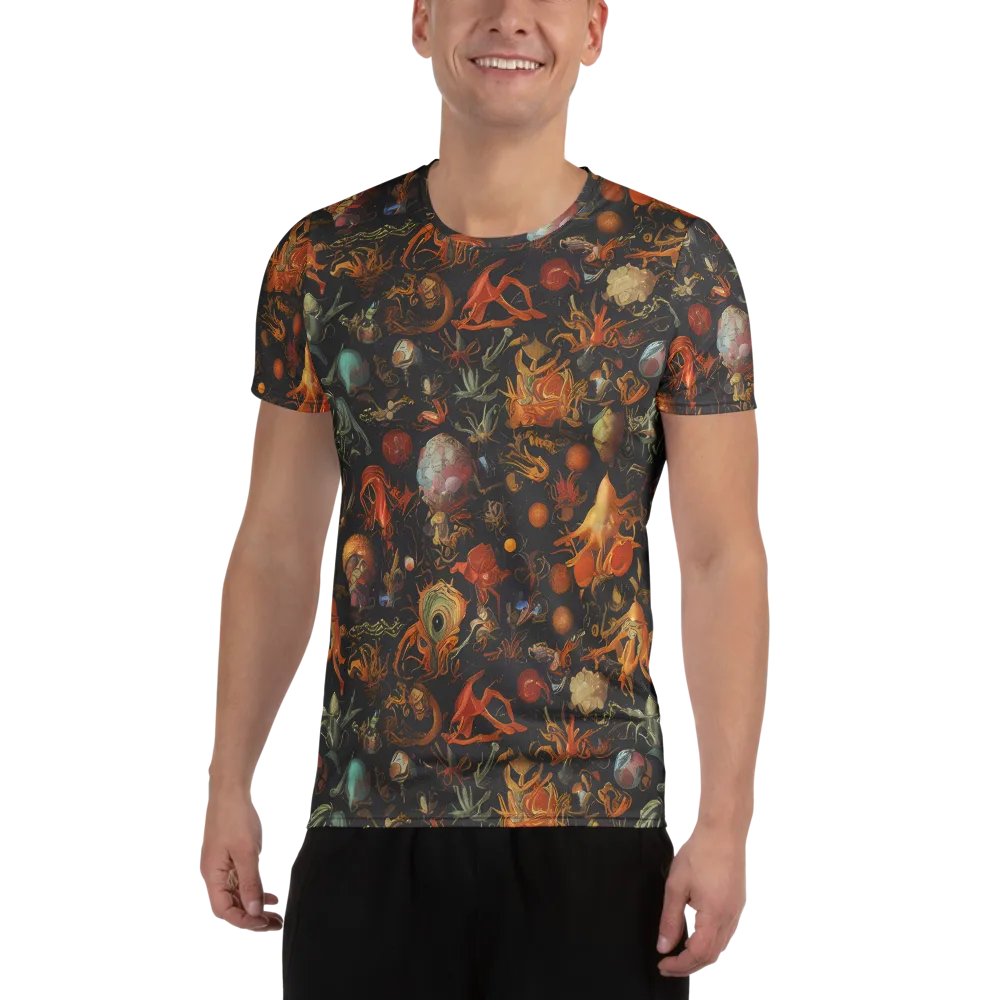 Florescent Void on Men's Athletic T-Shirt — Front