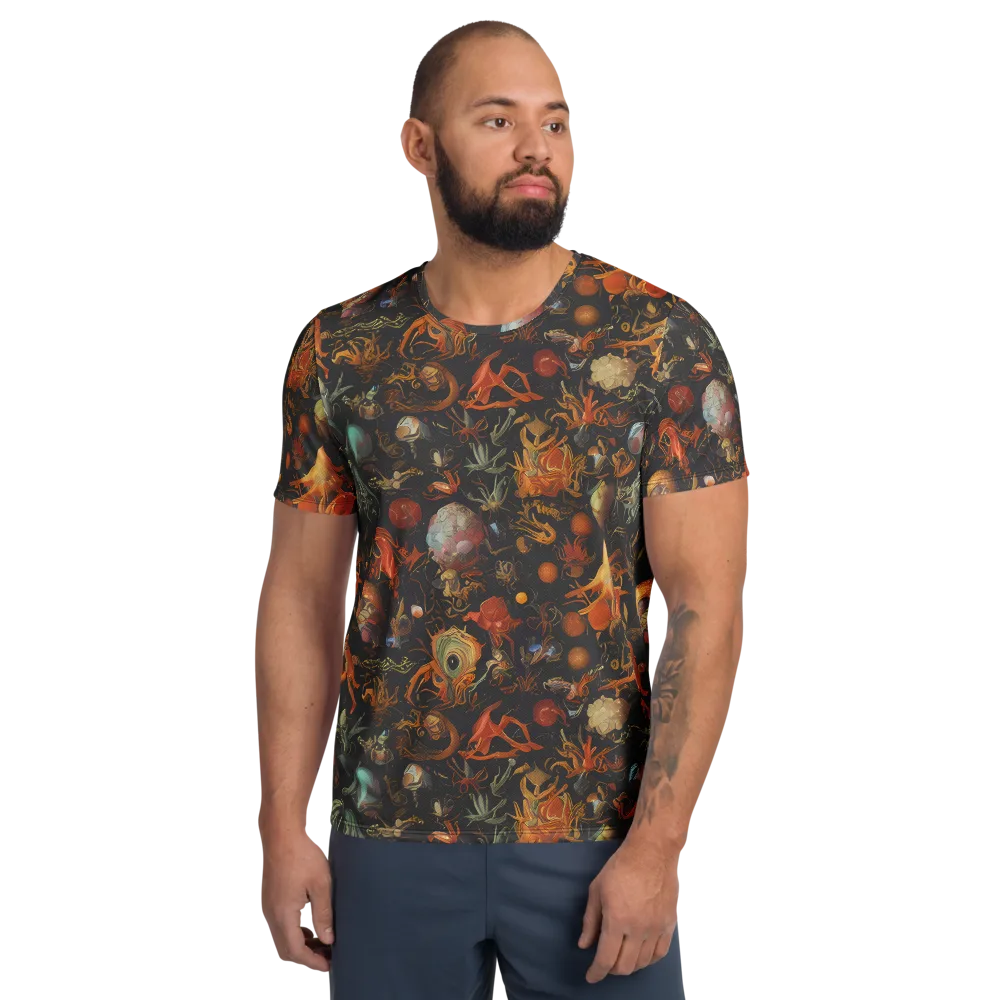 Florescent Void on Men's Athletic T-Shirt — Front