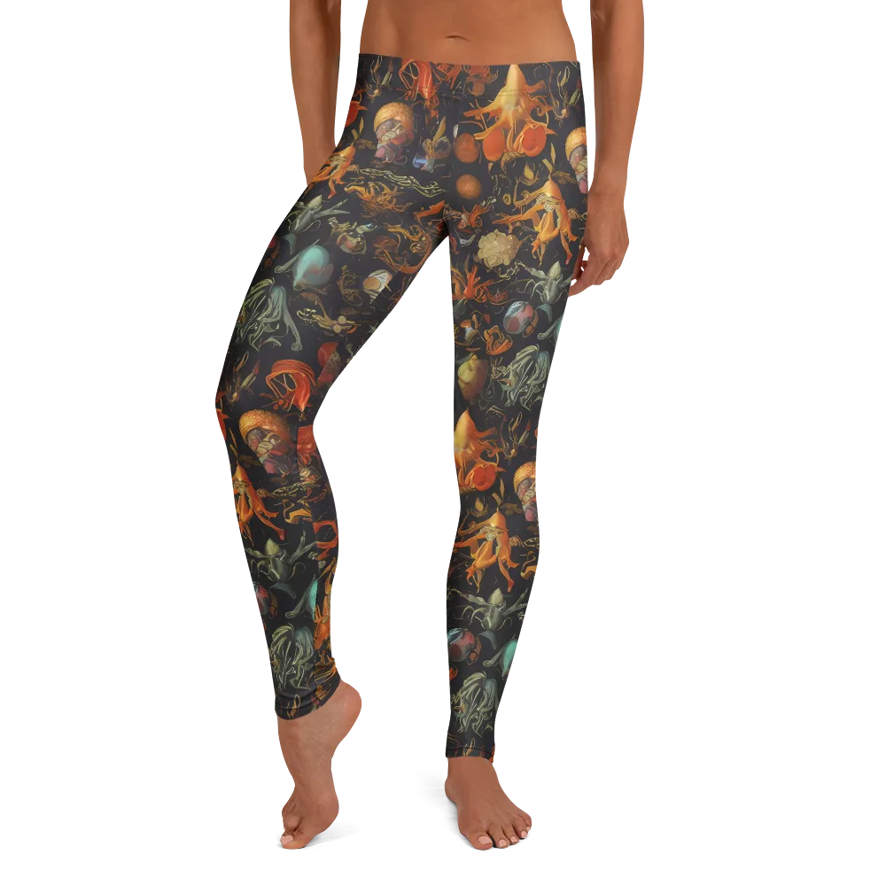 Florescent Void on Leggings — Front