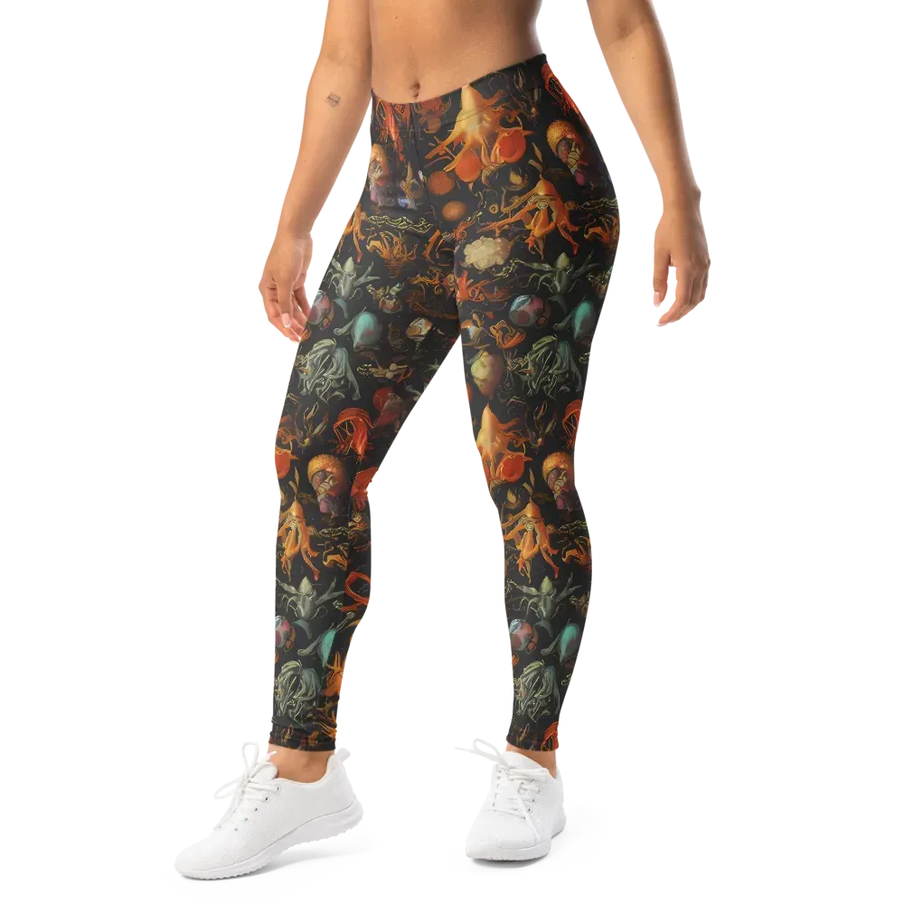 Florescent Void on Leggings — Left Front