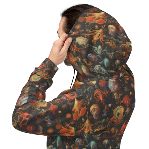 Florescent Void on a Hoodie