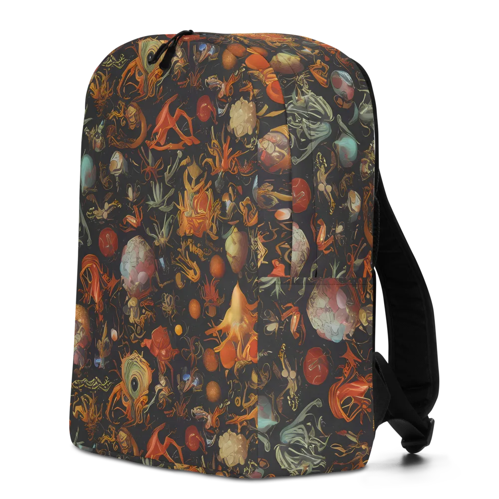 Florescent Void on Minimalist Backpack — Left