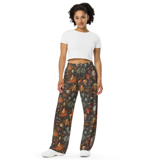Florescent Void on a Wide-Leg Pants