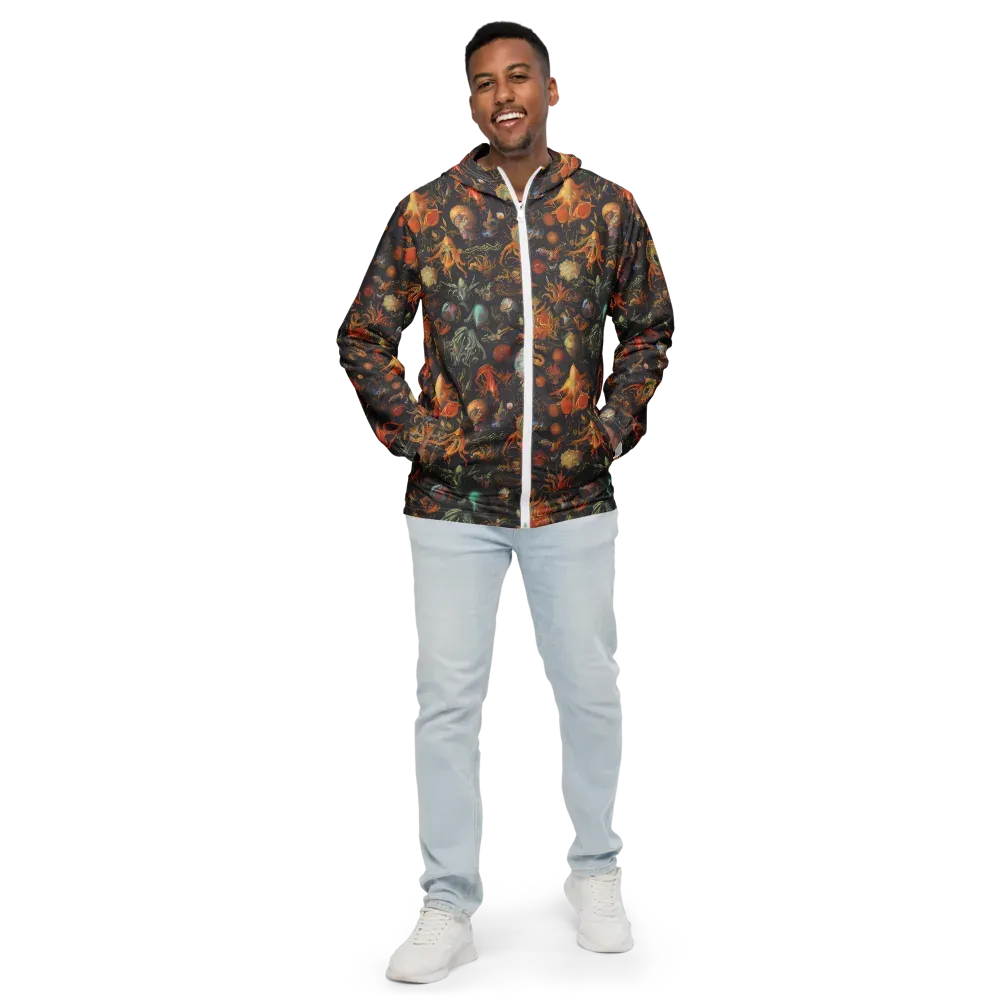 Florescent Void on Men's Windbreaker — Front