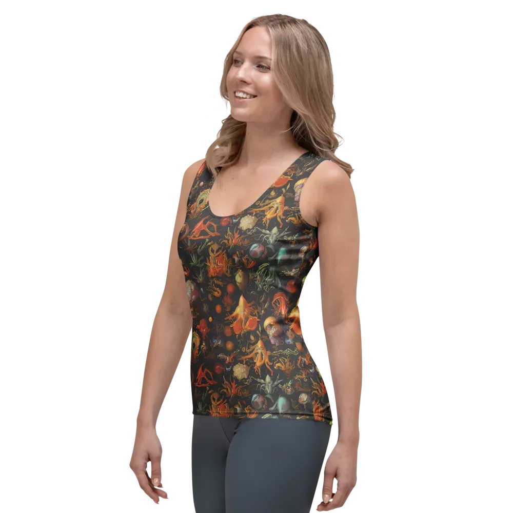 Florescent Void on Women's Tank Top — Left Front