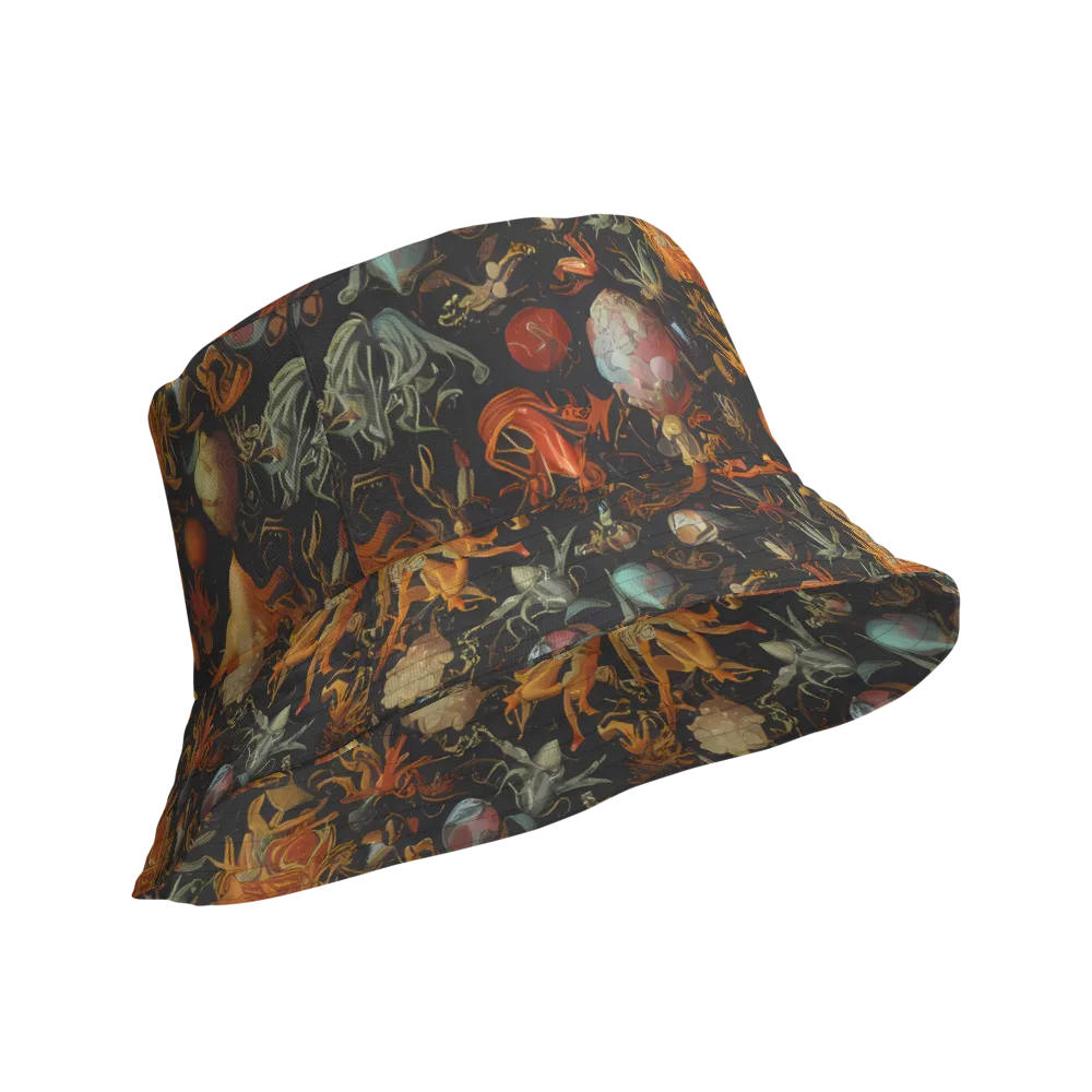 Florescent Void on Reversible Bucket Hat — Product details Outside