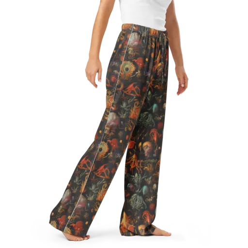 Florescent Void on a Women's Pajama Pants