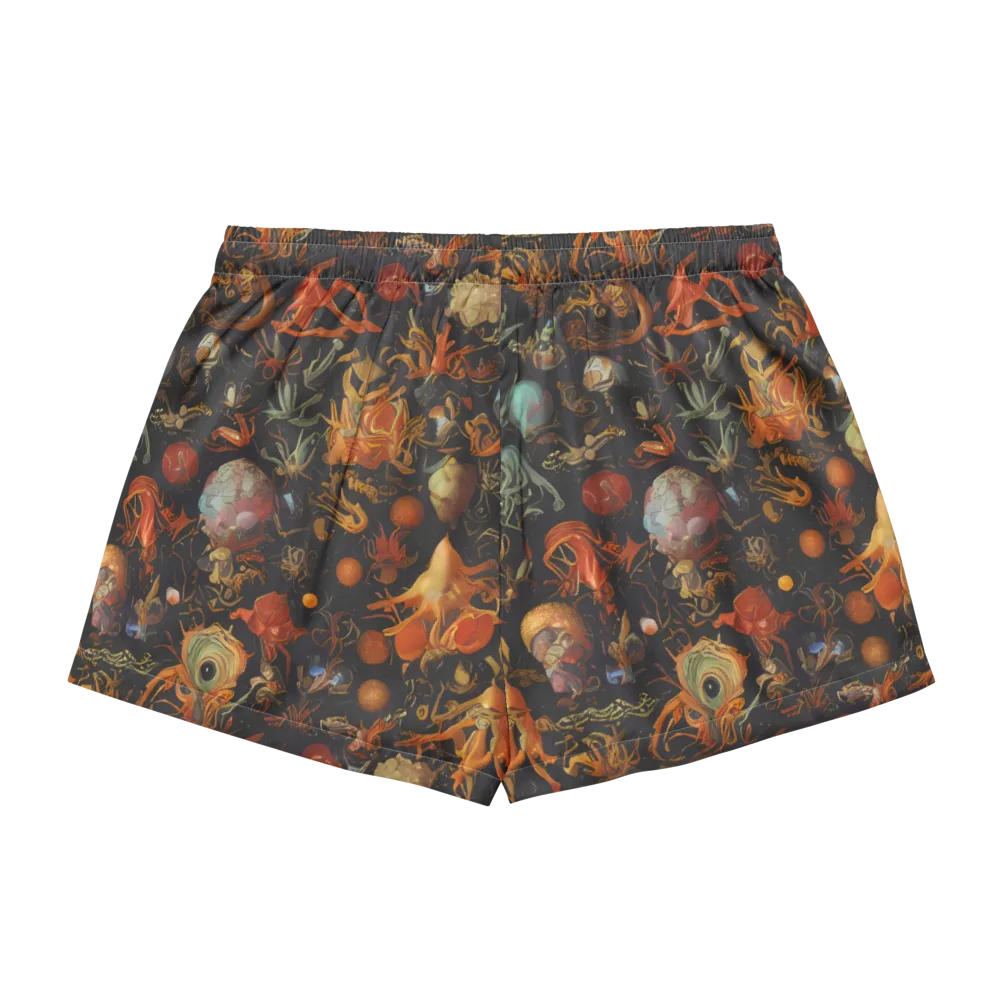Florescent Void on Women's Pajama Shorts — Back