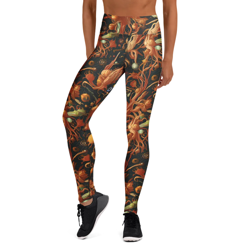 Bosschaert's Nebula on Yoga Leggings — Front