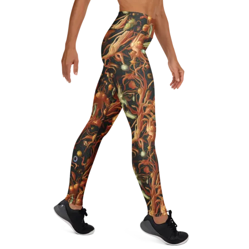 Bosschaert's Nebula on a Yoga Leggings
